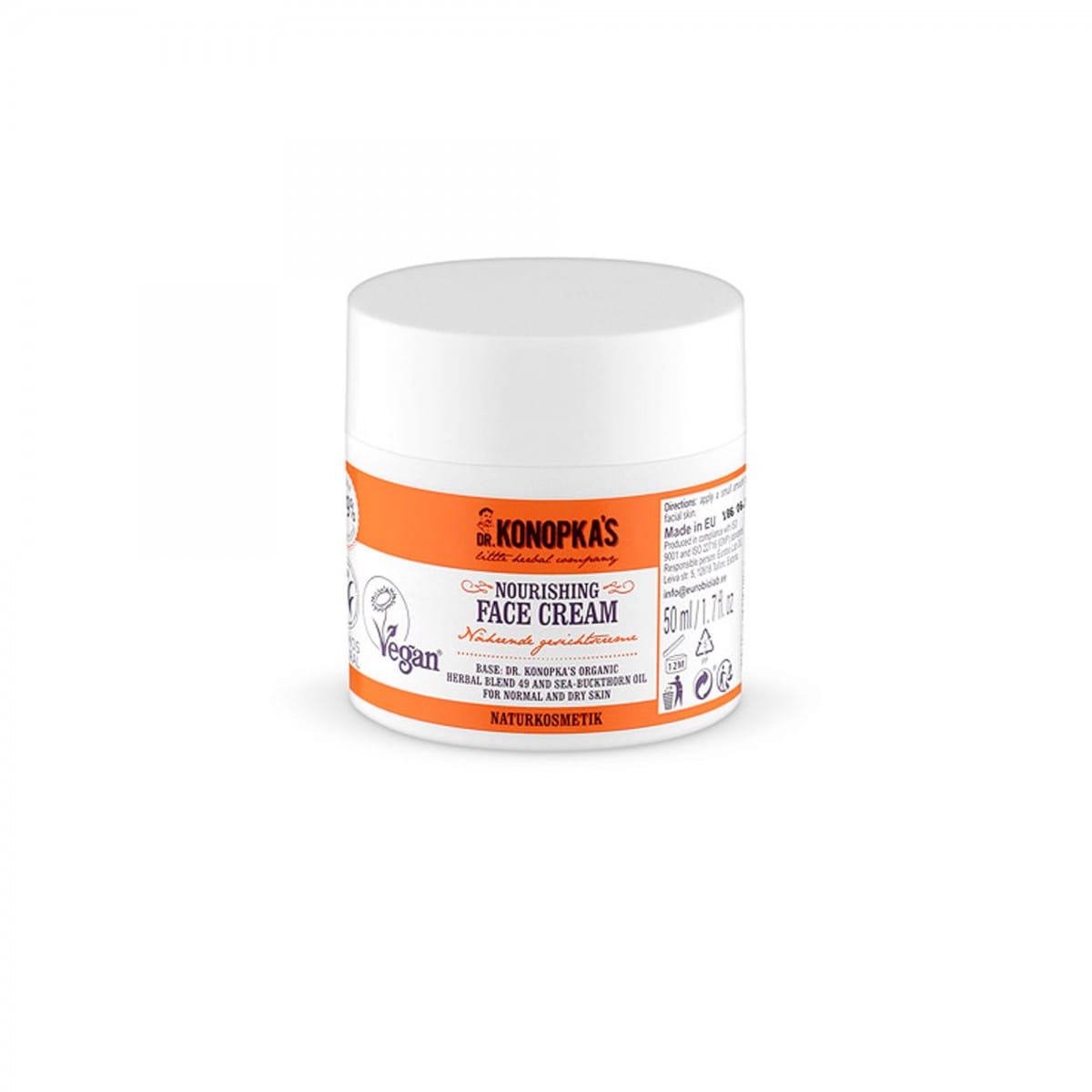 Crème nourrissante visage 50 ml