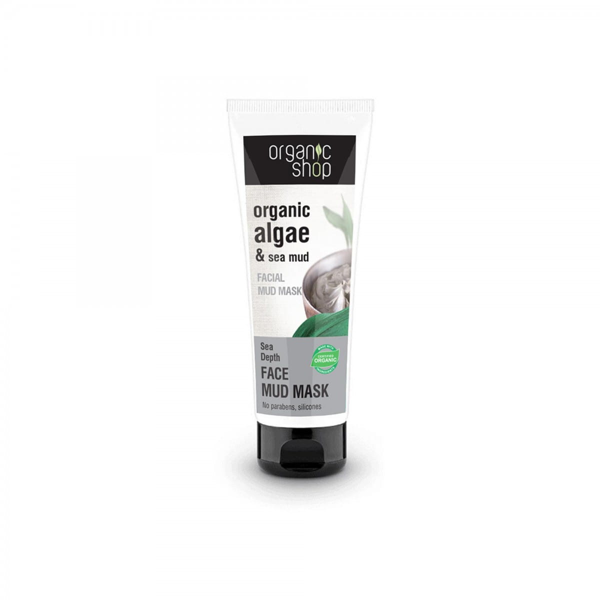 Masque visage boue algues bio et boue marine 75 ml