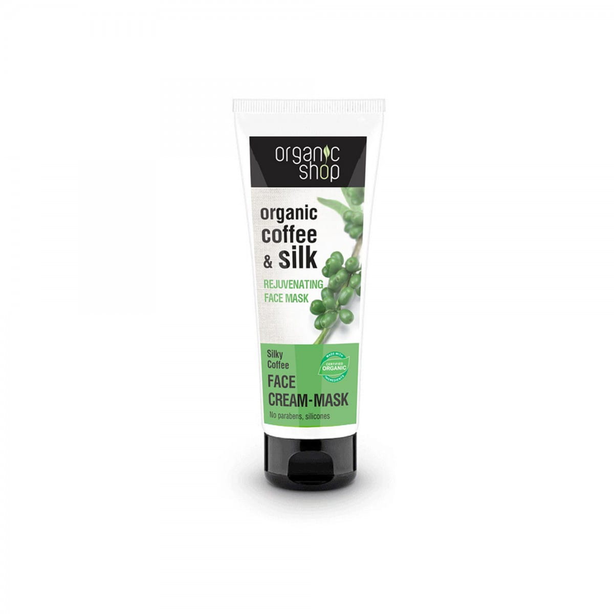 Masque visage lissant café de soie 75 ml