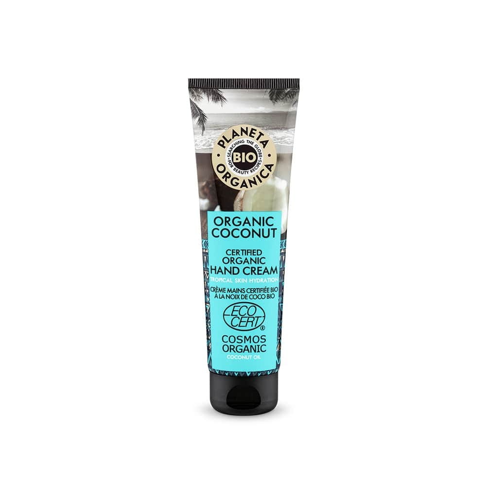 Crème mains hydratante et lissante à la noix de coco bio 75 ml