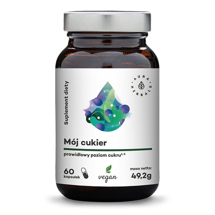 AURA HERBALS my sugar - taux de sucre correct 60 veg. capsule