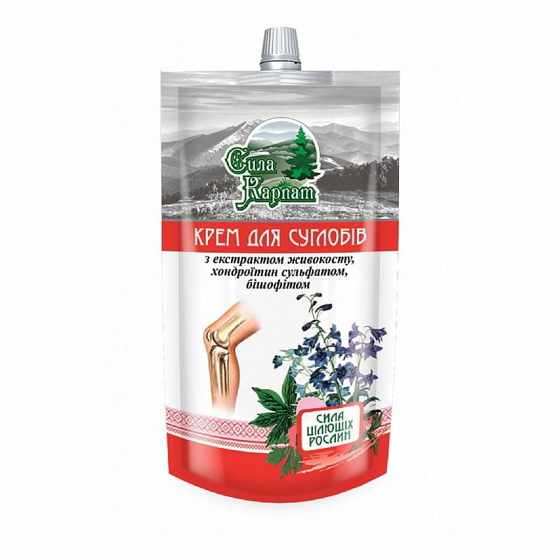 La force des Carpates crème pour articulations à la consoude chondroïtine bischofite 100ml LA FORCE DES CARPATES