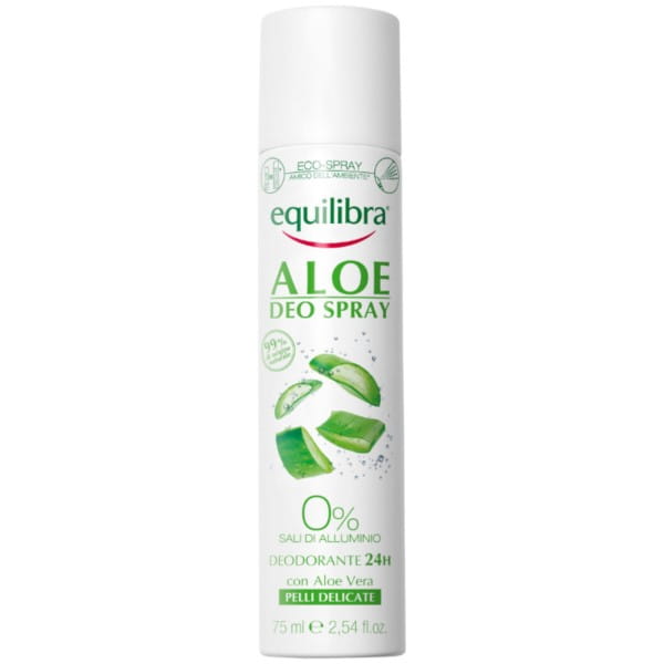 Déodorant spray Aloès 75 ml EQUILIBRA
