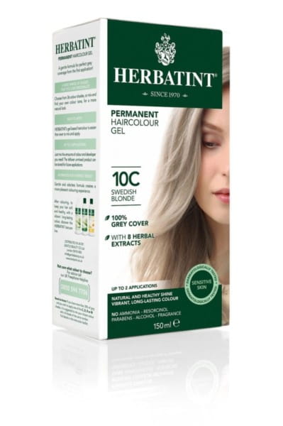 Gel peinture 10c blond suédois 150 ml HERBATINT