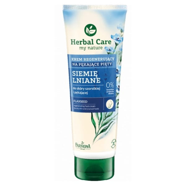 Crème aux graines de lin HERBAL CARE pour les talons crevassés