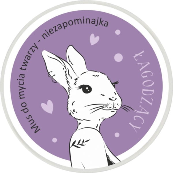 Mousse nettoyante visage lapin myosotis LAQ