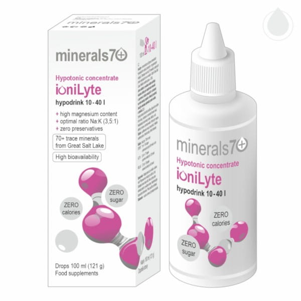 Ionilyte concentré hypotonique 100 ml MINERALS7+