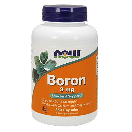 Bore 3mg 250 gélules NOW FOODS