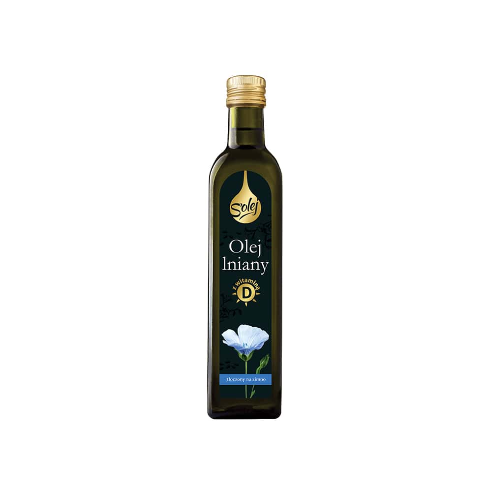 Huile de lin avec vitamine D3 250 ml OLEOFARM