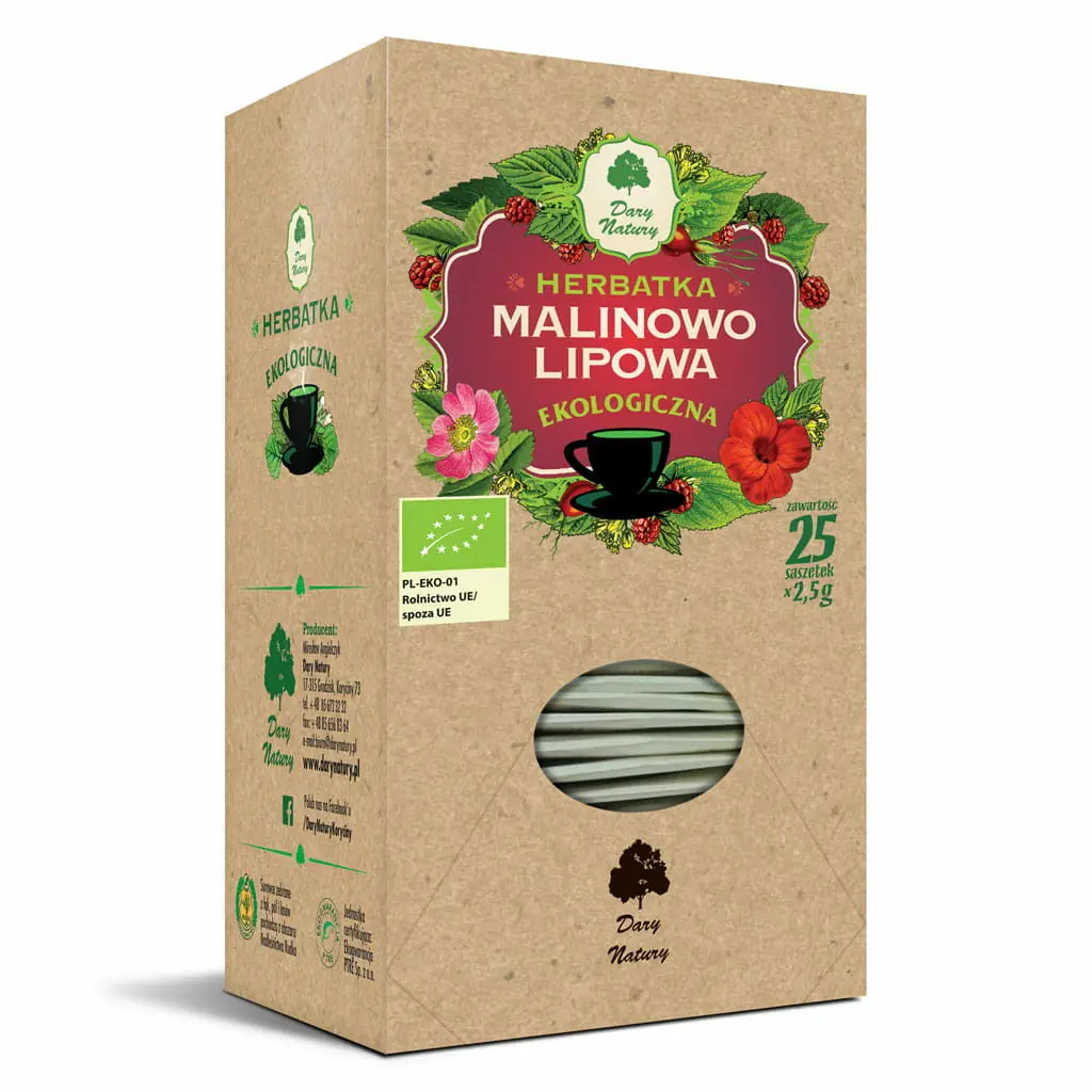 Thé fix framboise-citron vert BIO 25 x 25g CADEAUX DE LA NATURE