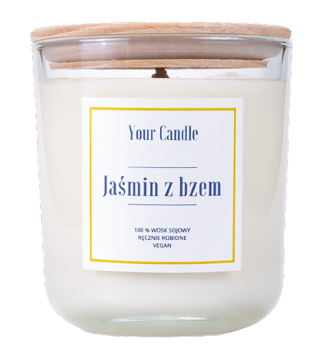Bougie jasmin de soja et lilas 210 ml - VOTRE BOUGIE