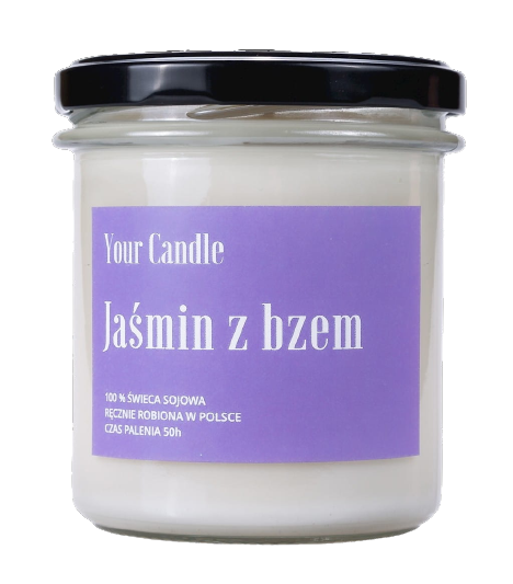 Bougie au jasmin de soja et lilas 300 ml - VOTRE BOUGIE