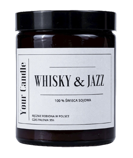 Bougie soja whisky & jazz 180 ml - VOTRE BOUGIE
