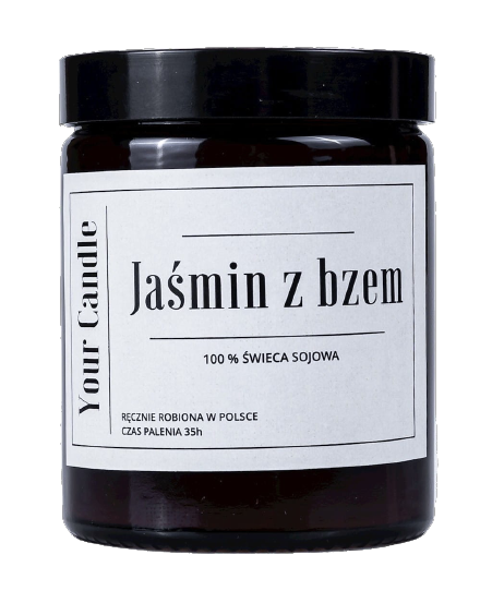 Bougie au jasmin de soja et lilas 180 ml - VOTRE BOUGIE
