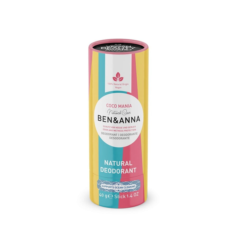 DÉODORANT STICK À BASE DE COCO MANIA ECO Soda 40 g - BEN & ANNA