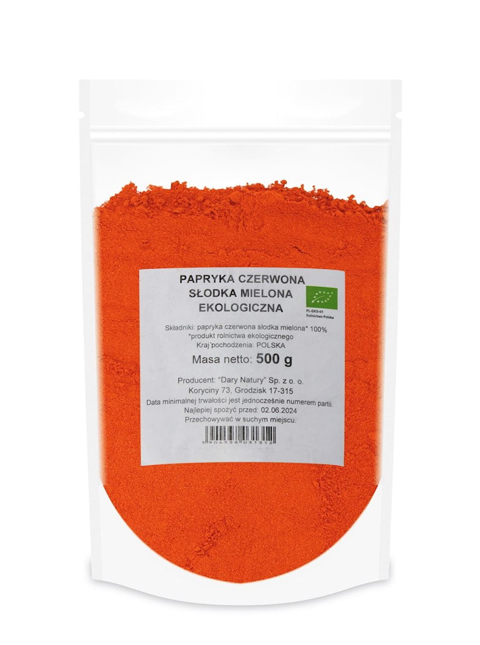 POIVRONS ROUGES MOULUS BIO 500 g - HORECA (DON DE LA NATURE)