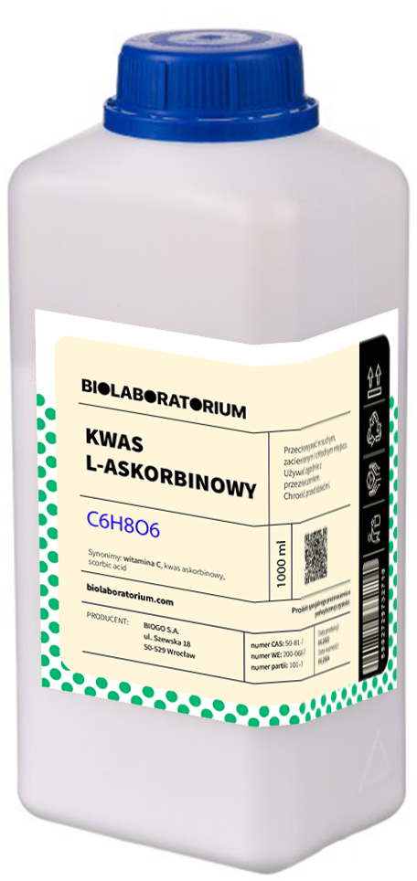 Acide L-ascorbique Vitamine C 500g BioLaboratorium