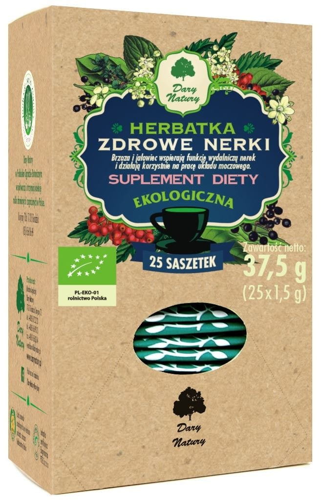 Tisane saine pour les reins BIO (25 x 15 g) - CADEAUX DE LA NATURE