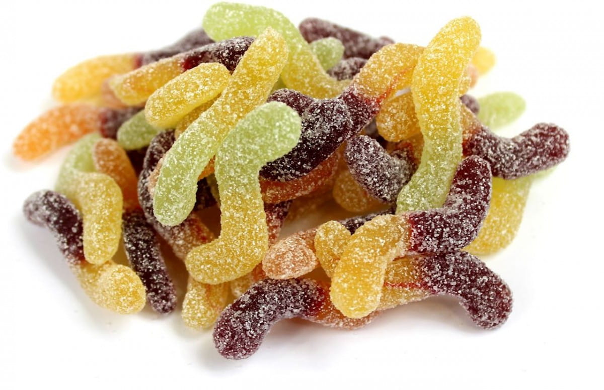 Tubes de fruits sans gélatine BIO (matière première) (10 kg)