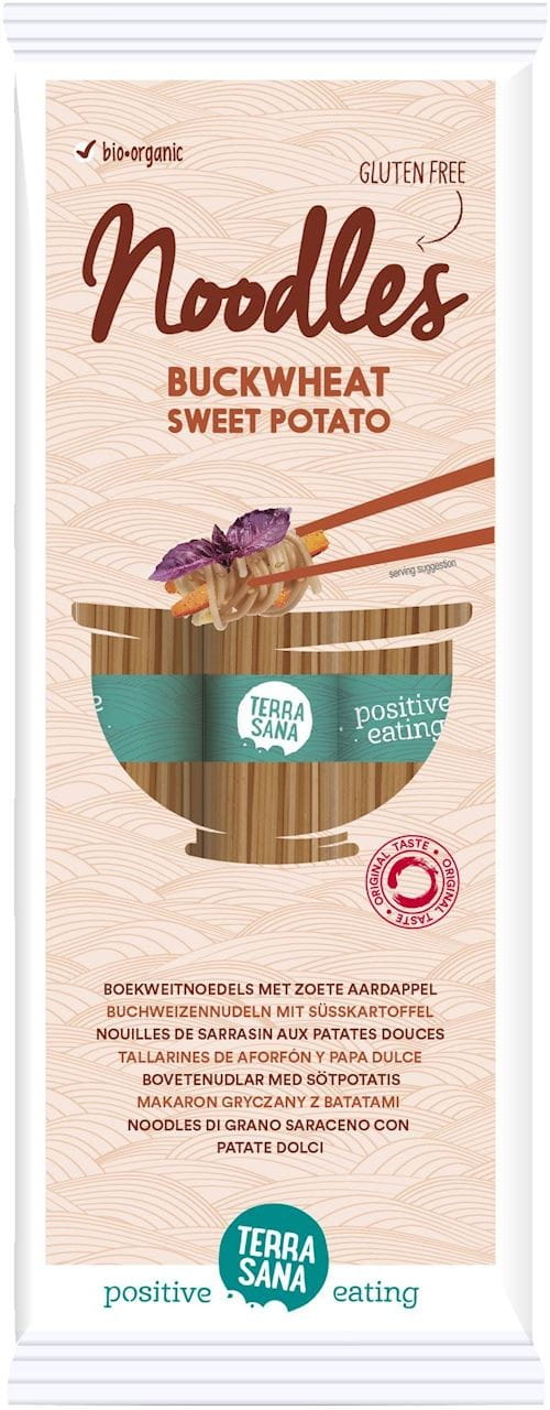 Pâtes sans gluten (sarrasin aux patates douces) BIO 250 g - TERRASANA