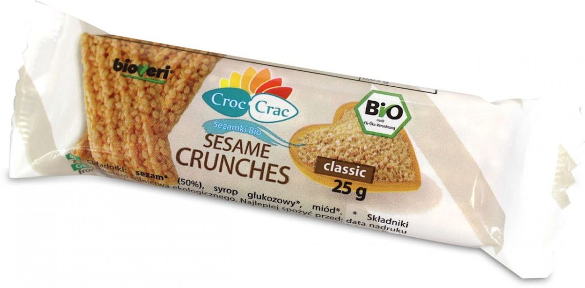 Snaps sésame au miel BIO 25 g - CROC - CRAC