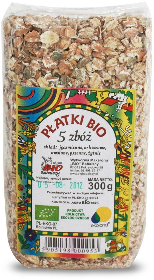 Flocons de 5 Céréales BIO 300 g - BABALSCY
