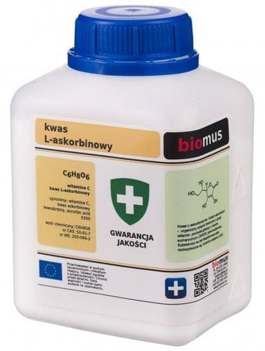 Acide L-Ascorbique Vitamine C 500g BIOMUS