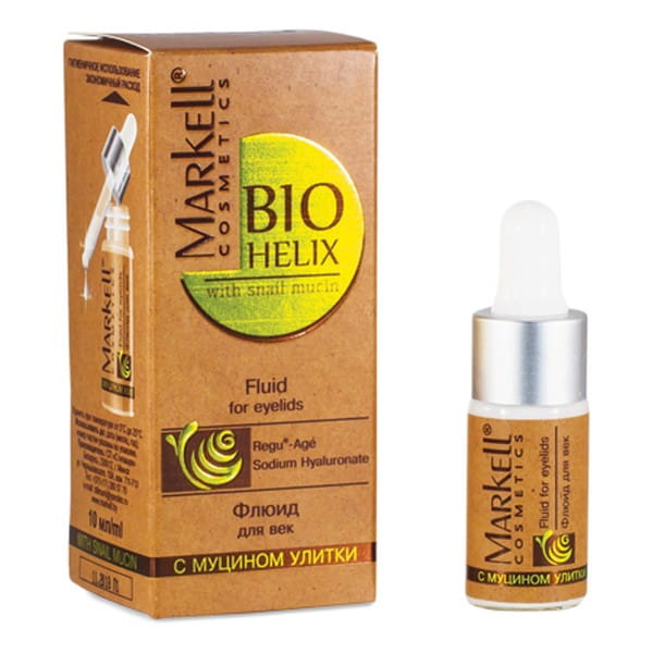 Crème contour des yeux à l'extrait de bave d'escargot 10 ml - MARKELL