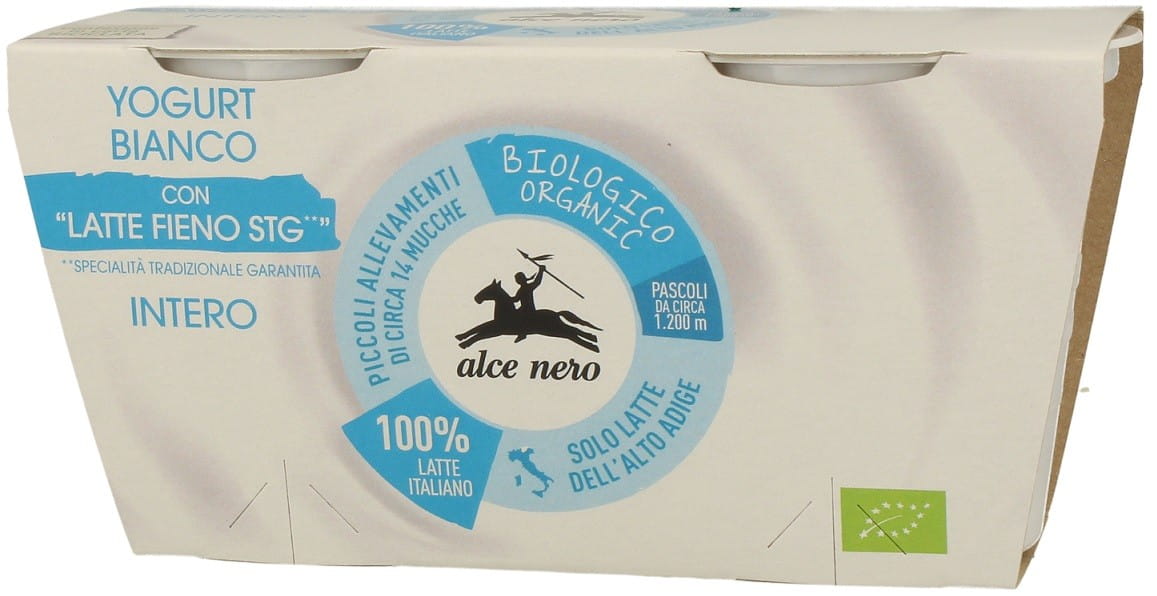Yaourt nature BIO 2 x 125 g - ALCE NERO