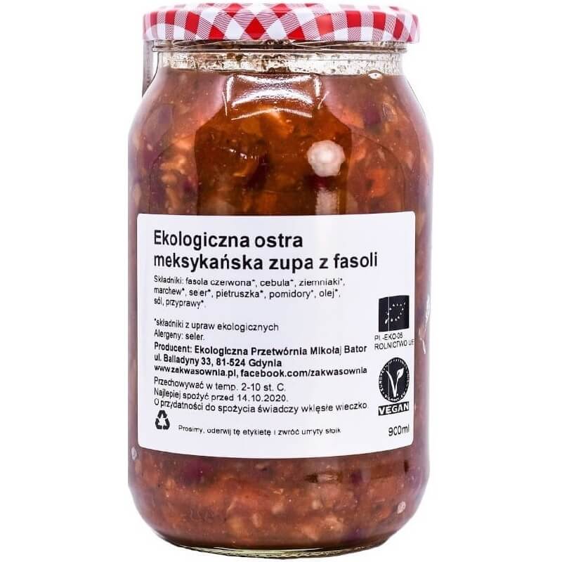 Soupe épicée mexicaine à base de haricots BIO 900 ml - COMMANDE