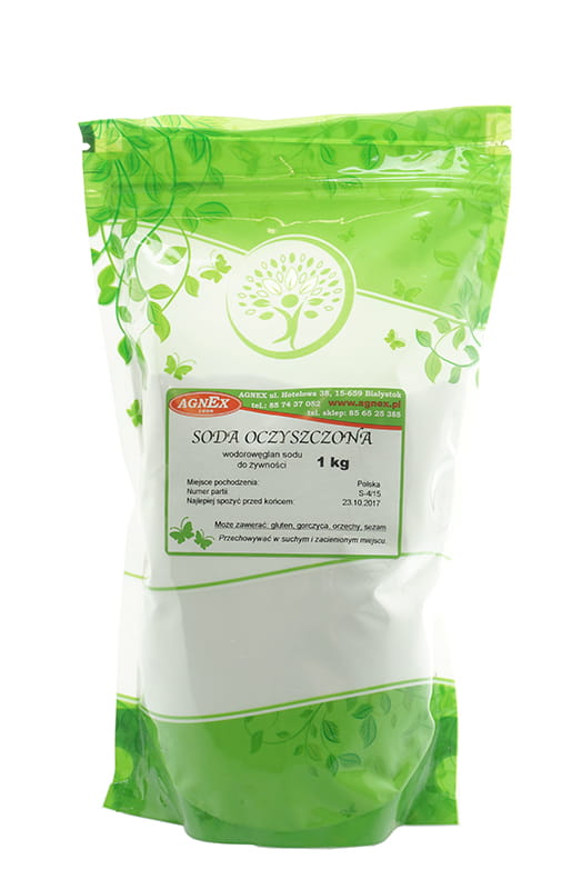 Bicarbonate de soude, alimentaire, bicarbonate de sodium 1kg AGNEX