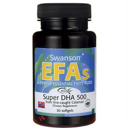 Super DHA 500mg 30 gélules de SWANSON
