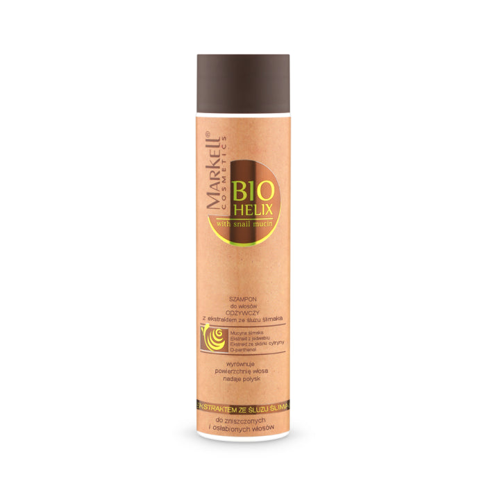 Shampooing nourrissant cheveux à l'extrait de bave d'escargot 250ml - MARKELL