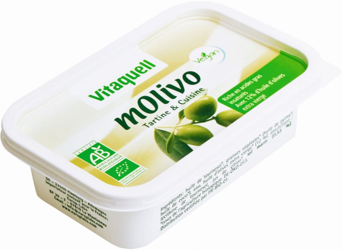 Margarine à l'huile d'olive BIO 250 g - VITAQUELL