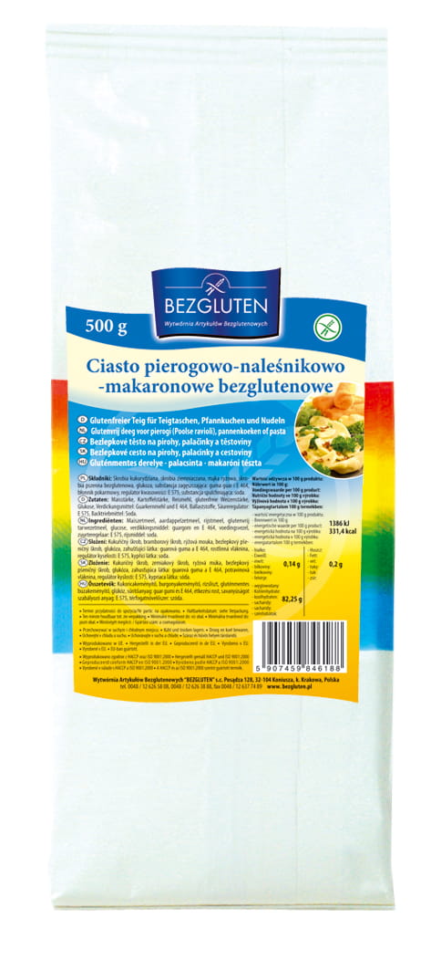 Pâte à crêpes-pâtes-boulettes 500 g sans gluten SANS GLUTEN