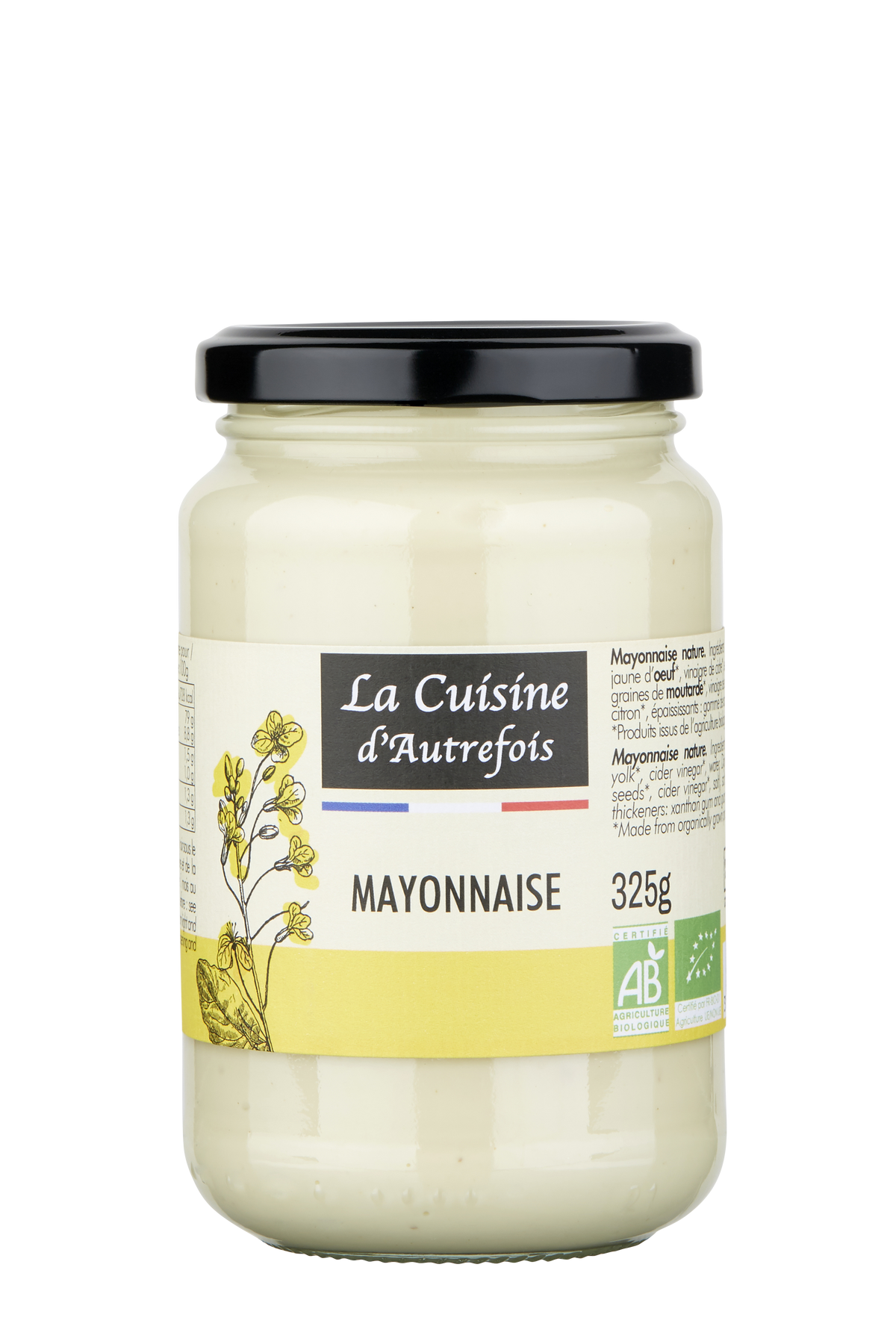 מיונז ביצים אורגני 325 גרם - LA CUISINE D AUTREFOIS